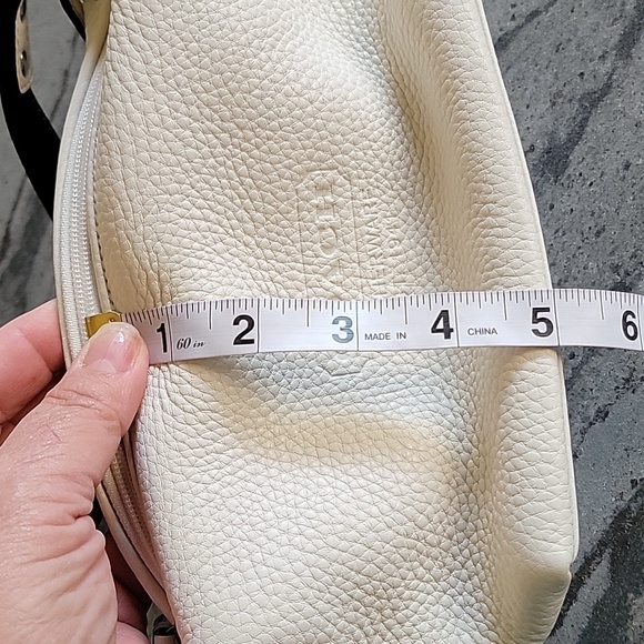 COACH Small/Mini Leatherware Bag Ivory Pebble Leather NWOT - Picture 10 of 13